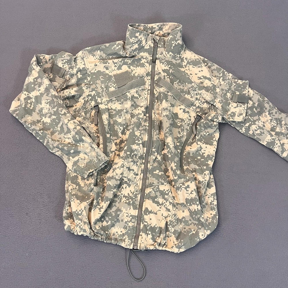 US Army Jacket Wind Cold Weather UCP GEN III Mens Sm-Short NSN: 8415-01-546-8745